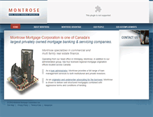 Tablet Screenshot of montrosemortgage.com